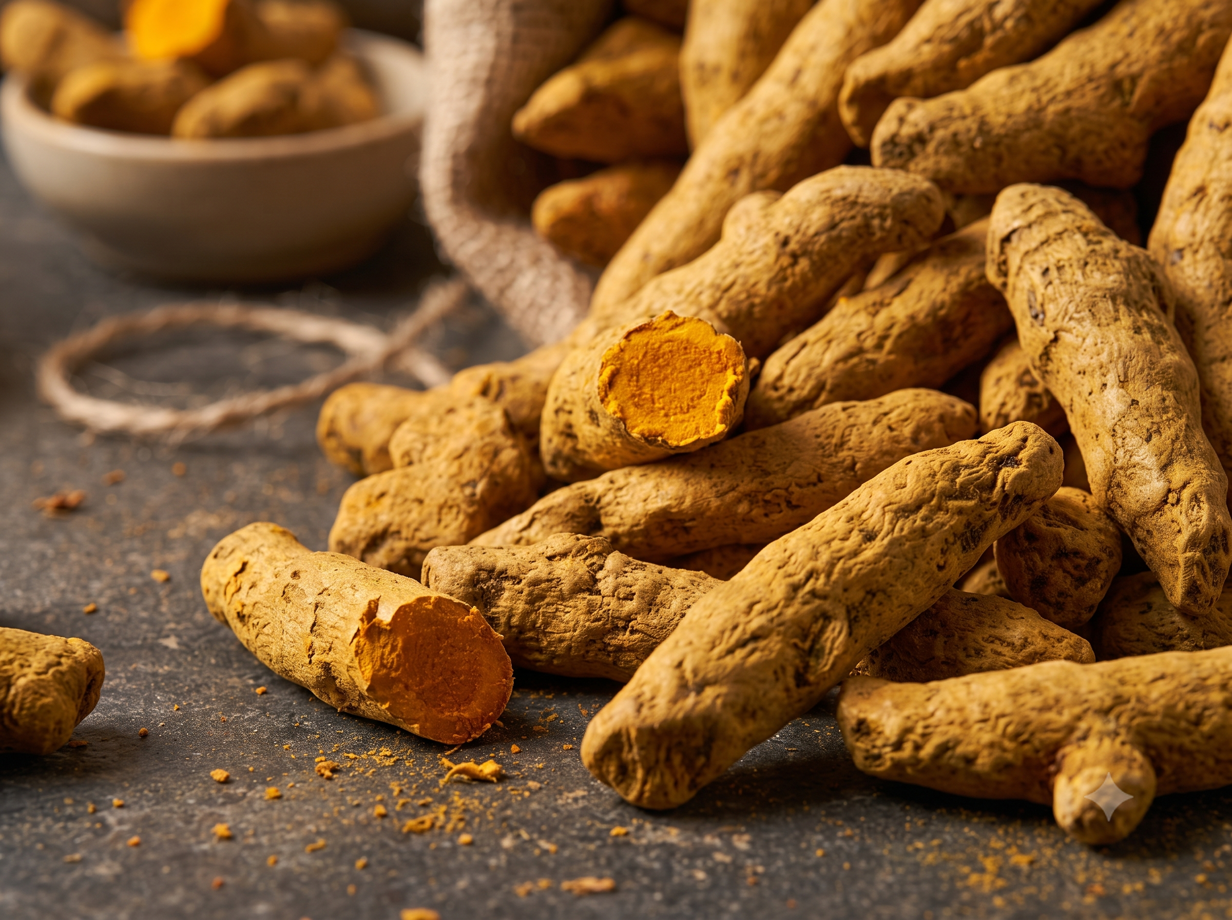 Dry Turmeric (Fingers & Powder)